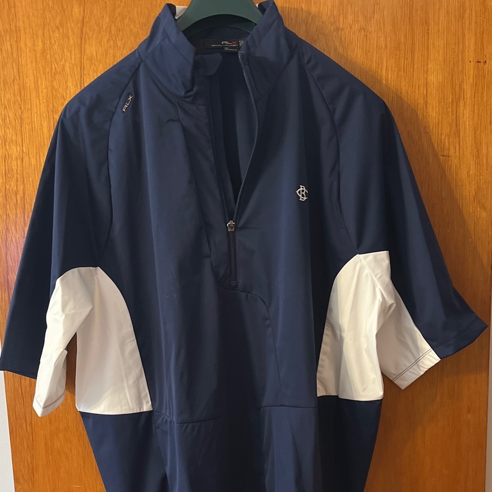 RLX GOLF Water-Repellent Short Sleeved 1/2  Zip
Pullover